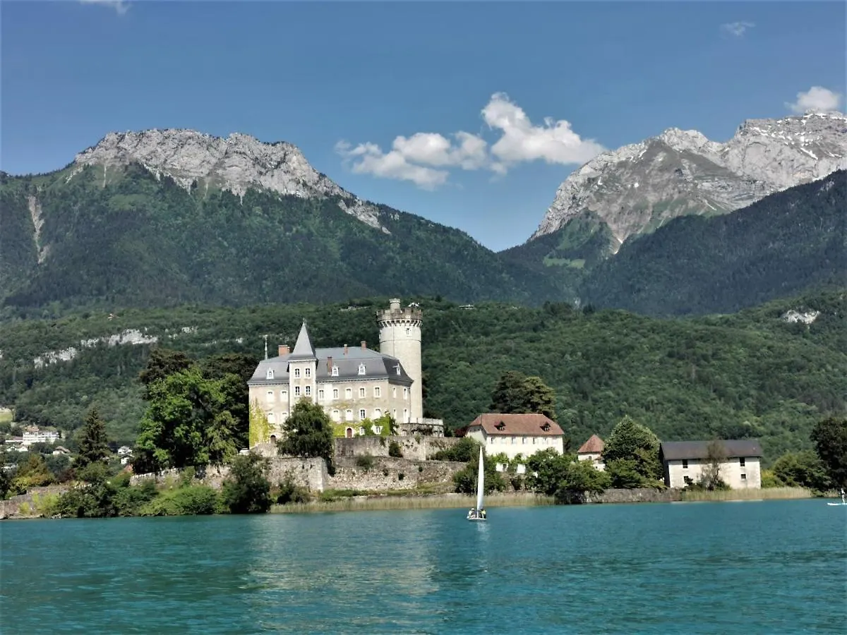 Lac Annecy plage privée, Duplex Baie des voiles Duingt France